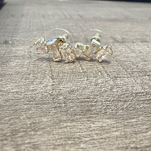 Kendra Scott mayel earrings. Gold ear climber